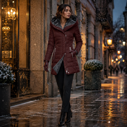 Sabrine Women's Fleece-Lined Winter Coat
