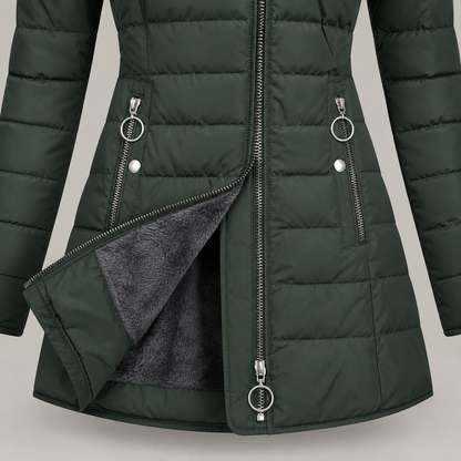 Sabrine Women's Fleece-Lined Winter Coat
