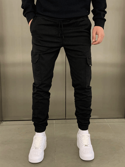 Olyvane Cargo Jogger - Black