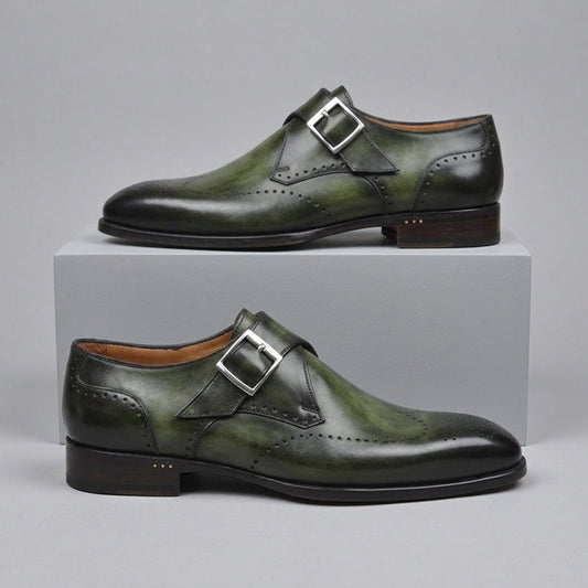 Brenton Wingtip Monk Strap