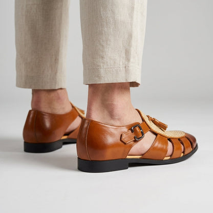 Raffaele | Monk Sandal with Fringe
