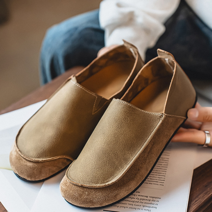 OLYVANE Suede Loafers