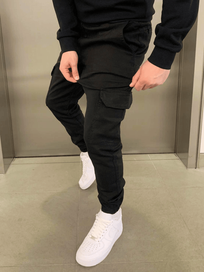 Olyvane Cargo Jogger - Black