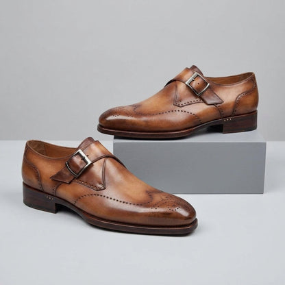Brenton Wingtip Monk Strap