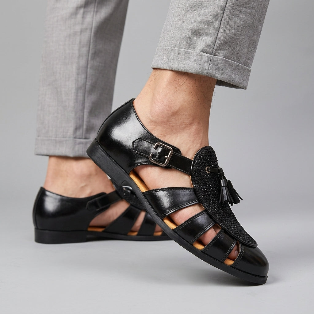 Raffaele | Monk Sandal with Fringe