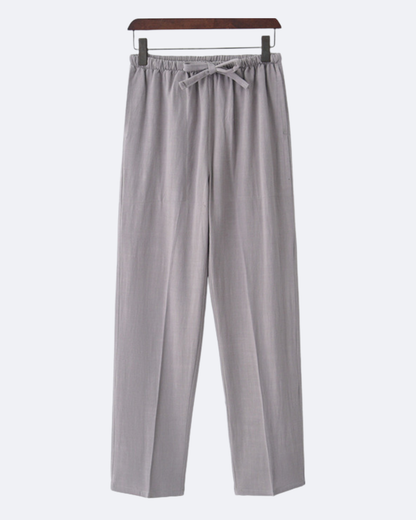 OLYVANE Linen Trousers