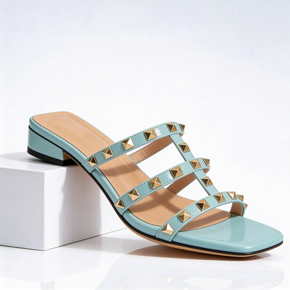 Odette™ | Gold Studded Sandal
