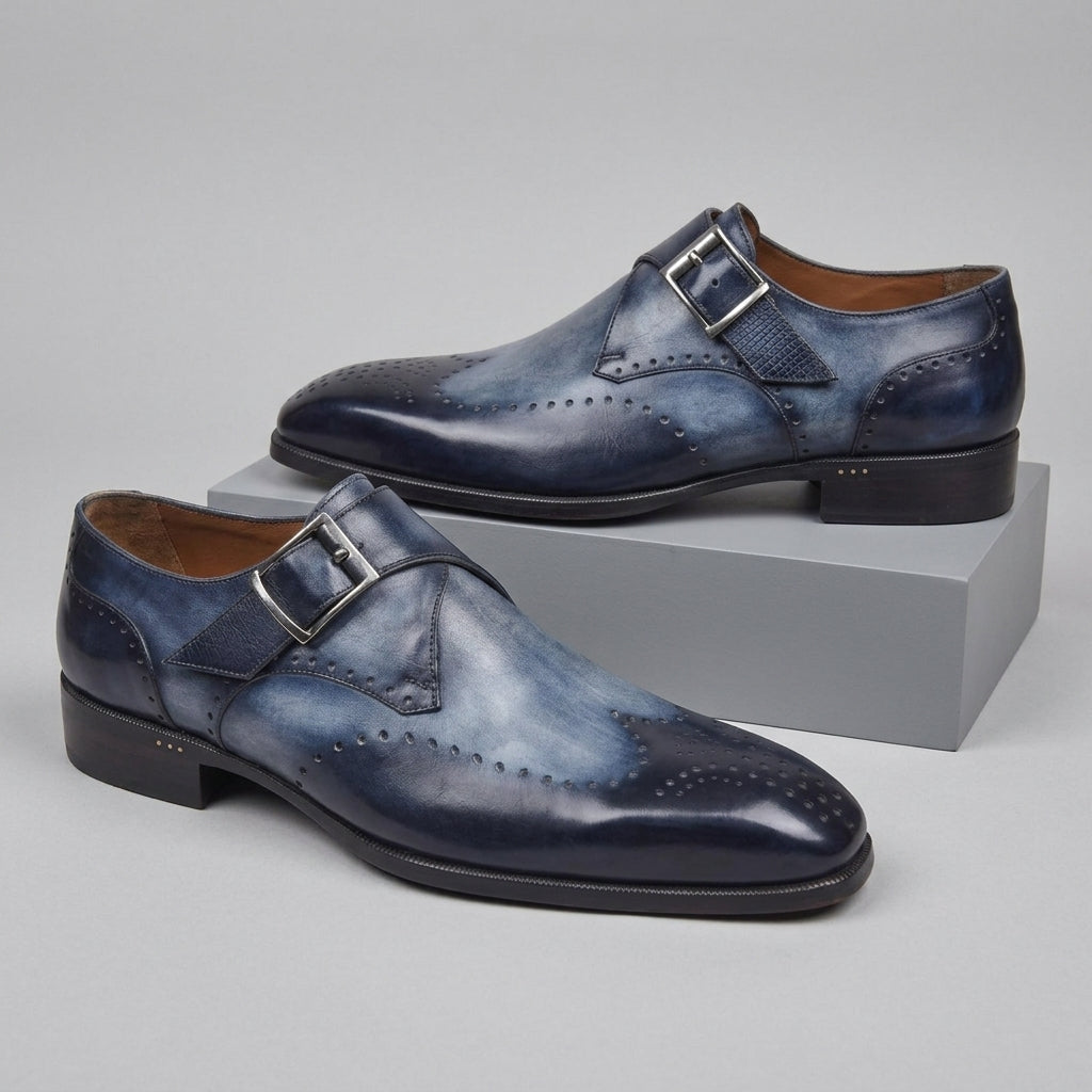 Brenton Wingtip Monk Strap