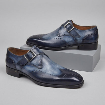 Brenton Wingtip Monk Strap