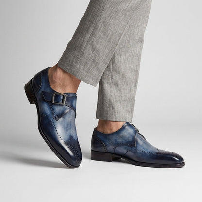 Brenton Wingtip Monk Strap