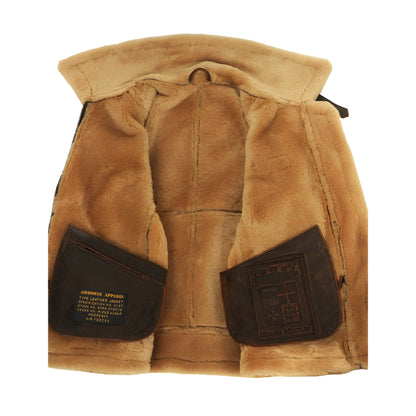 Kevin | Leather Pilot Aviator Jacket