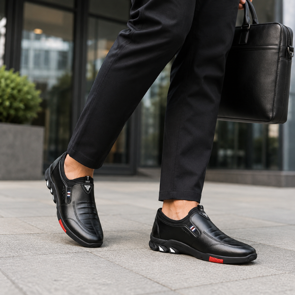 Elegant men’s shoe with non-slip sole