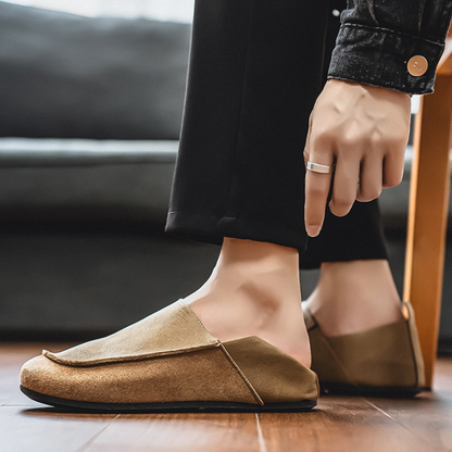 OLYVANE Suede Loafers