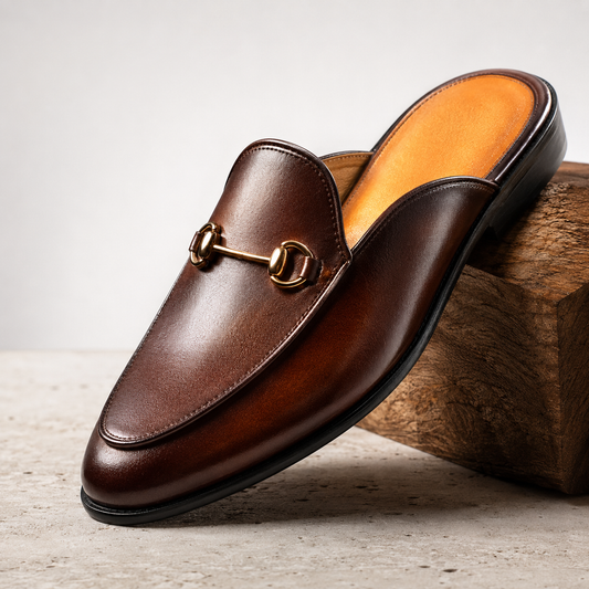Lorenzo Leather Mules