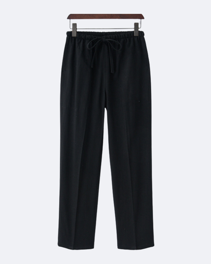 OLYVANE Linen Trousers
