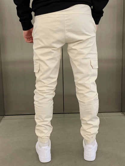 Olyvane Cargo Jogger - Cream