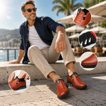 Elegant men’s shoe with non-slip sole