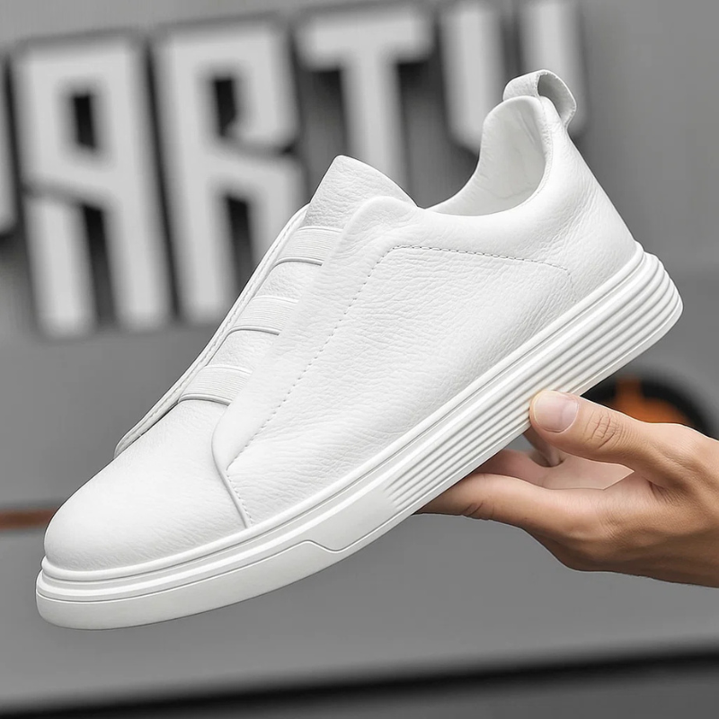 OLYVANE Genuine Leather Sneakers