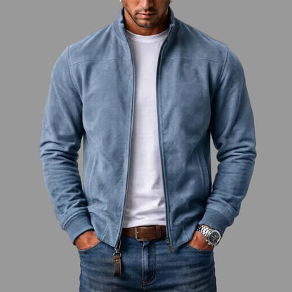Noah - Suede Bomber Jacket