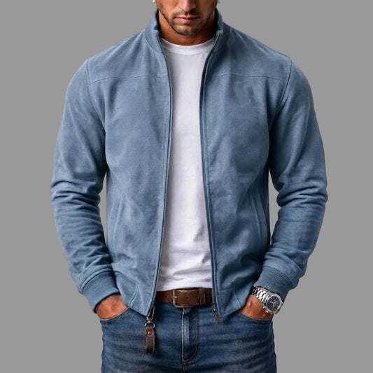 Noah - Suede Bomber Jacket