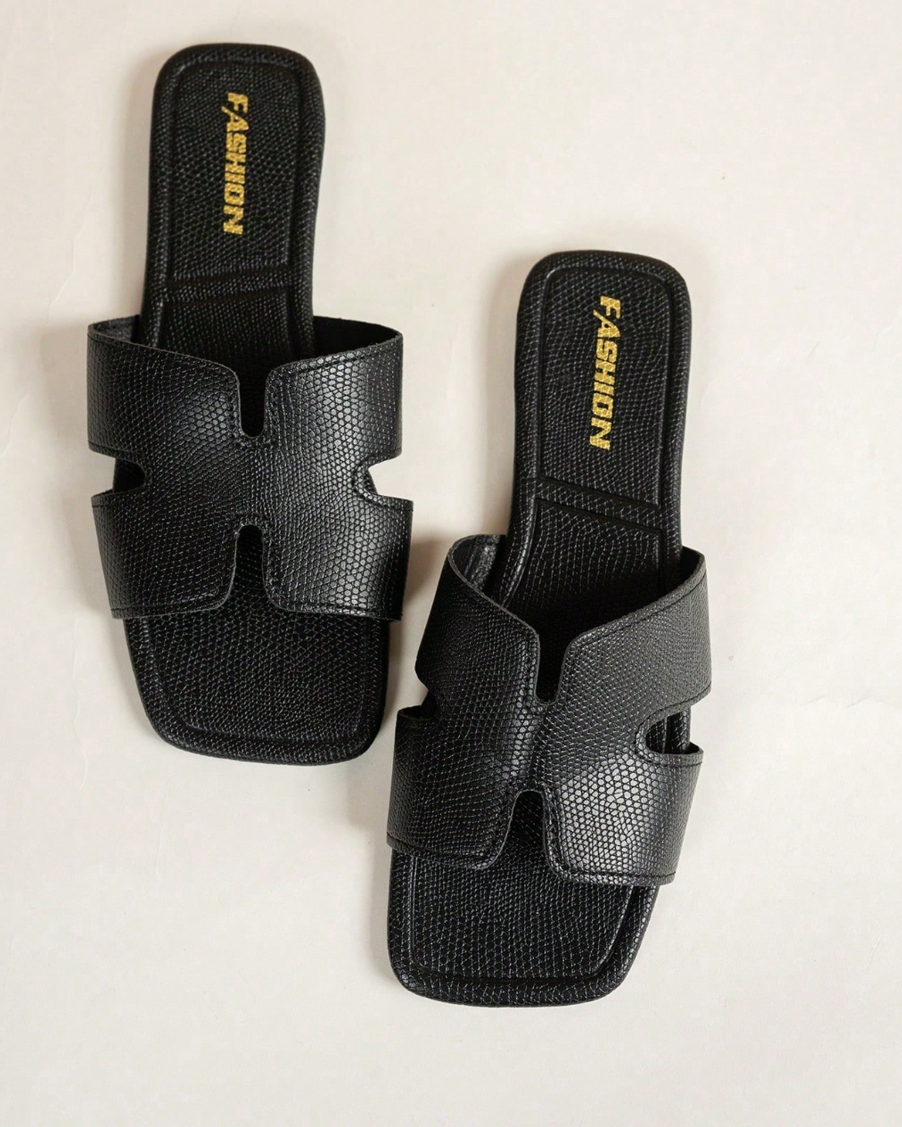 Olyvane Isla Flat Slide Sandals