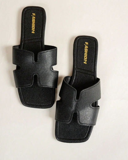 Olyvane Isla Flat Slide Sandals