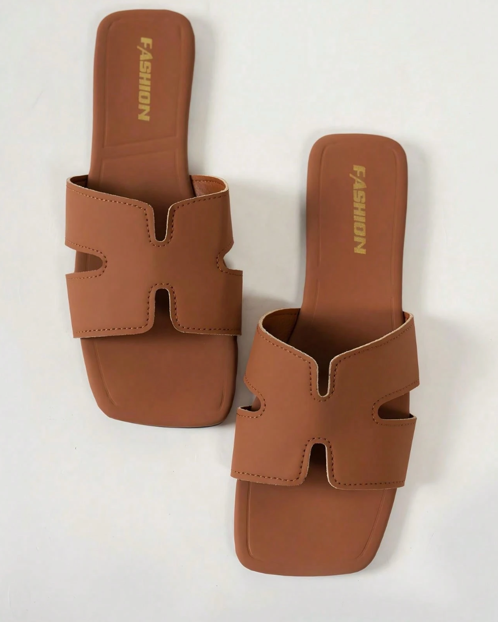 Olyvane Isla Flat Slide Sandals