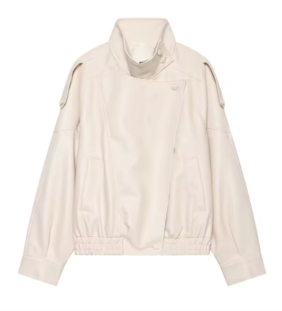 NOIR™ Oversized Leather Bomber Jacket