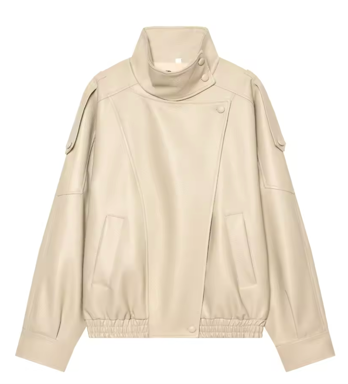 NOIR™ Oversized Leather Bomber Jacket