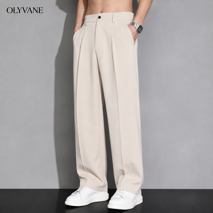 Olyvane™ | Luca Relaxed Wide Leg Trousers