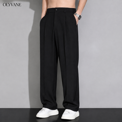 Olyvane™ | Luca Relaxed Wide Leg Trousers