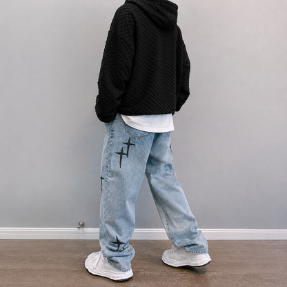 Olyvane™ | Kairo Vintage Wide Leg Jeans