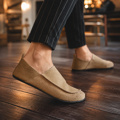 OLYVANE Suede Loafers