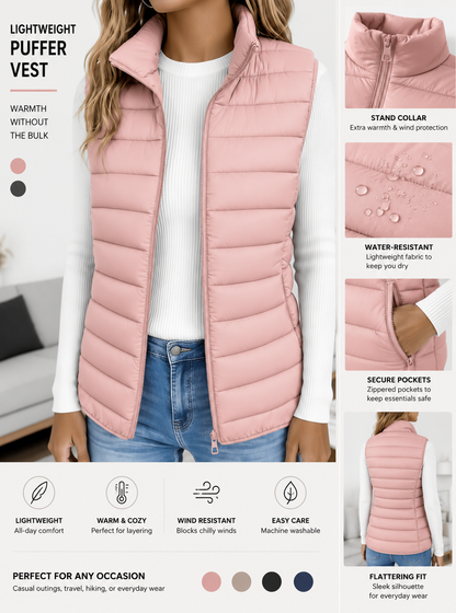 Women’s Lightweight Puffer Vest
