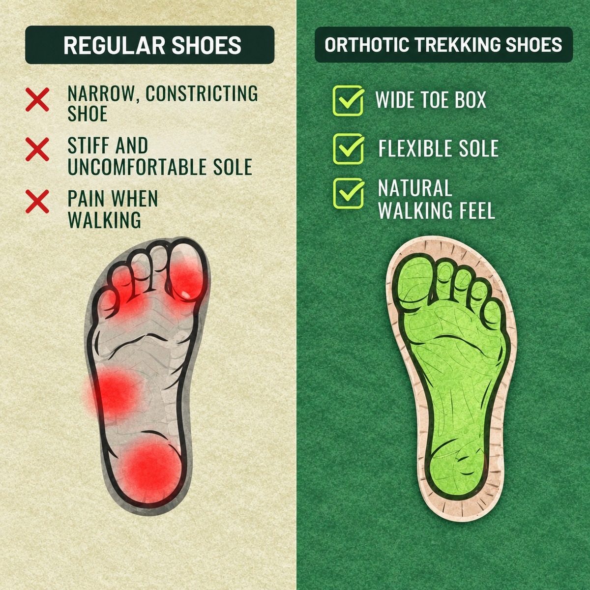Ergonomic Premium Hiking Shoe | Slip-Resistant & Waterproof