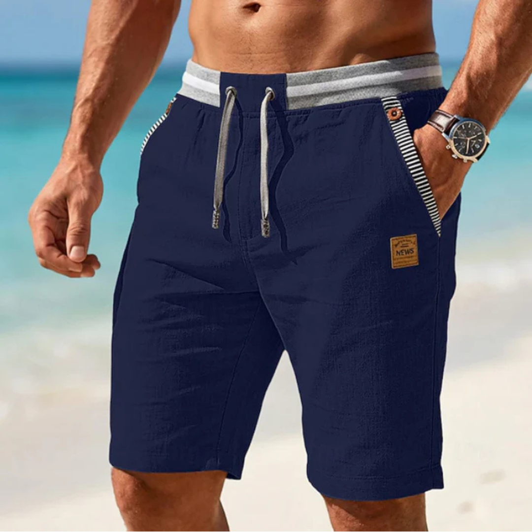 Leonardo | Pantalones cortos ligeros de verano con cordón ajustable