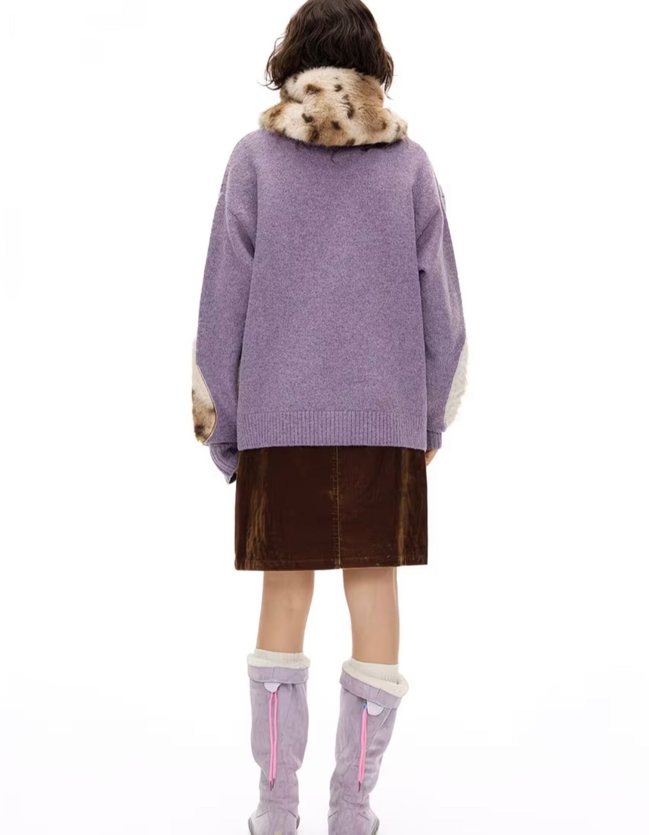 Purple Cat Cardigan