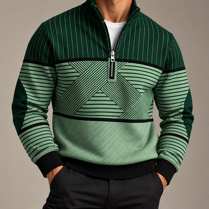 Oliver | Stylish Men’s Half-Zip Jumper