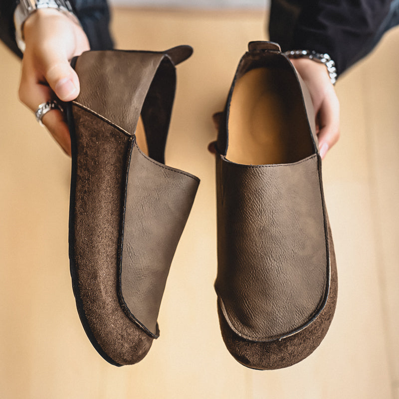 OLYVANE Suede Loafers
