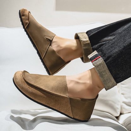 OLYVANE Suede Loafers
