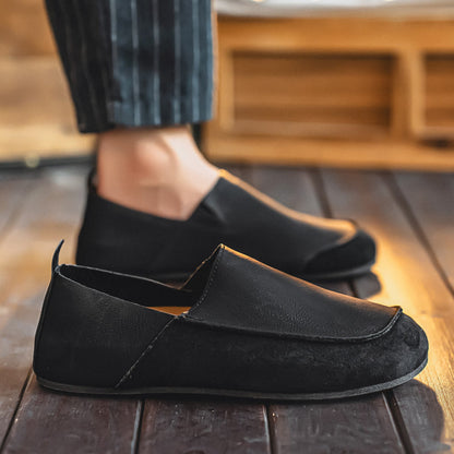 OLYVANE Suede Loafers