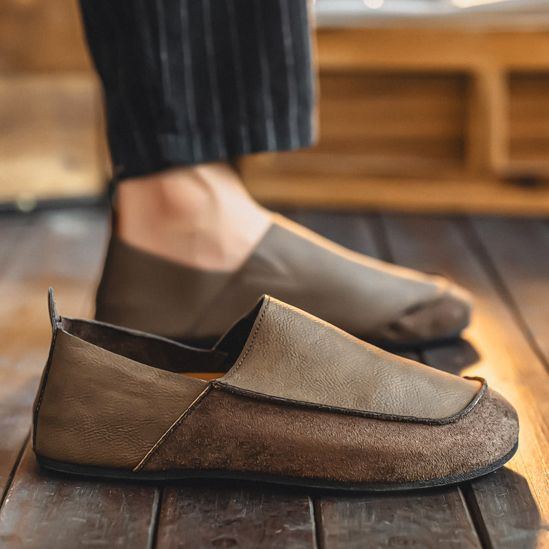 OLYVANE Suede Loafers