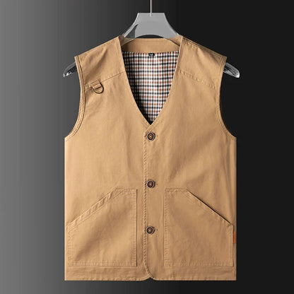 Cotton Utility Vest
