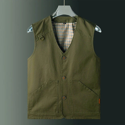 Cotton Utility Vest