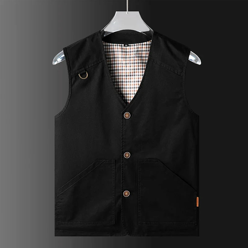Cotton Utility Vest
