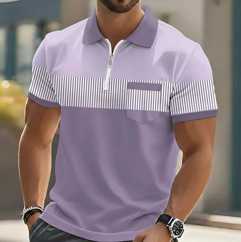 Olyvane Mason | Elegant Zip Polo