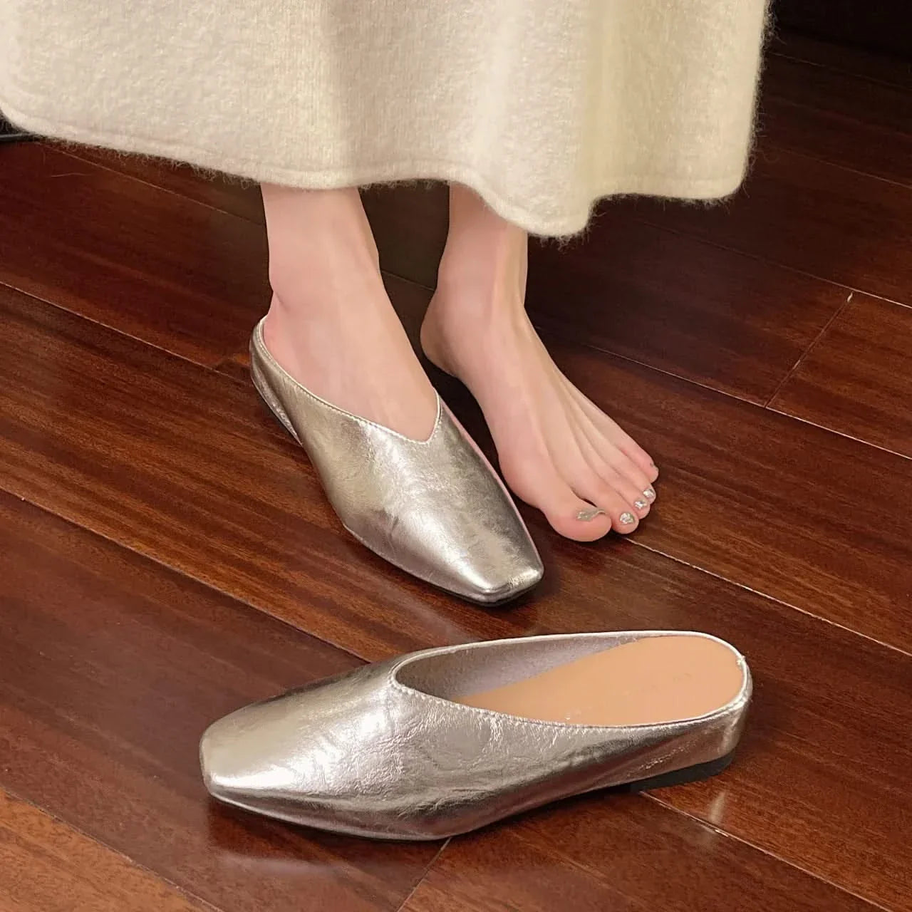 Vale Leather Flats