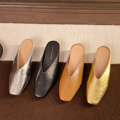 Vale Leather Flats