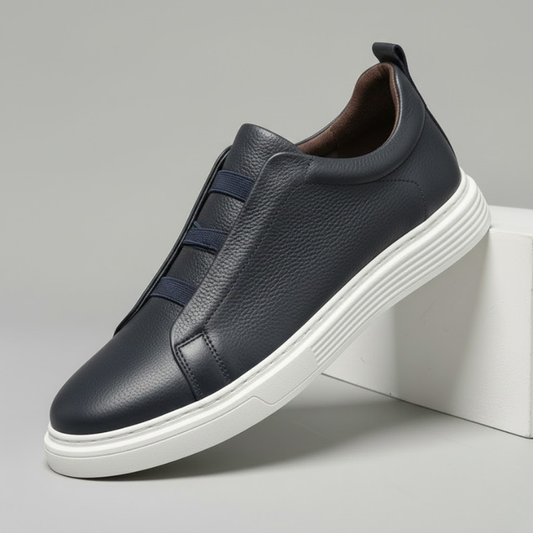 OLYVANE Genuine Leather Sneakers