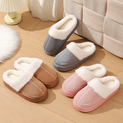 Suze – Cozy fur house slipper with warm lining.